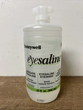 Honeywell 3200045500EA 32 oz. Eyesaline Eyewash Saline Solution Refill New