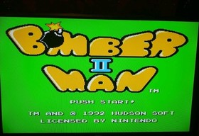 Bomberman II 2 (Nintendo NES, 1993) Authentic - Game & Protector,Tested - Clean!