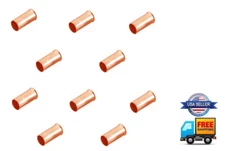 10pcs 0 Gauge Non-Insulated High Temperature Wire Ferrules Amplifier 0 AWG Amp