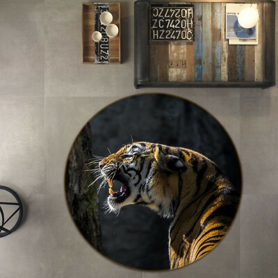3D WITTMANN Tree Tiger C50 Animal Non Slip Rug Mat Elegant Photo Carpet Zoe