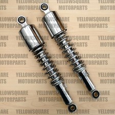 Rear Shock Absorbers Kawasaki GT550 GT750 - GT 550 750 Shocks Chrome 335mm
