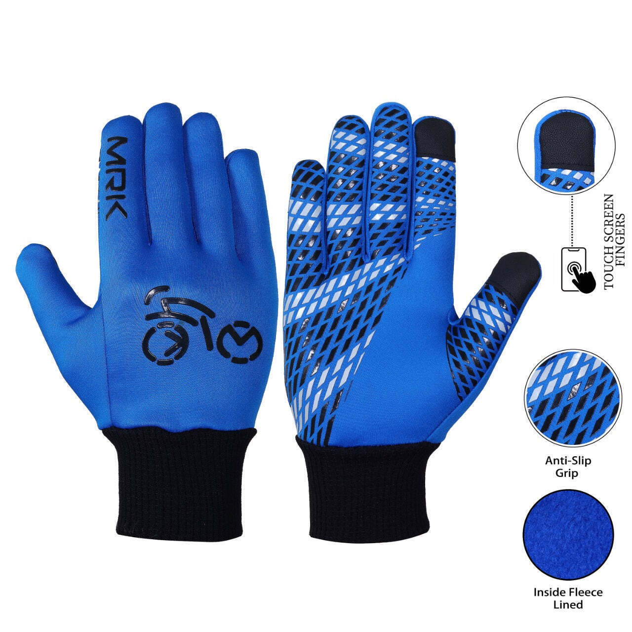 Cycling Winter Gloves Touch Screen Padded Full Finger Men Women Unisex