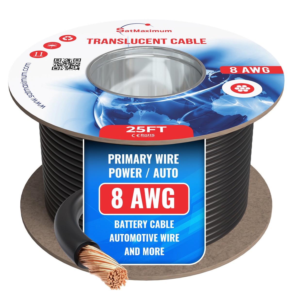 Boladge 2 Metri Filo Di Silicone Puro Cavo Di Alimentazione 8AWG Cavo - Foto 4