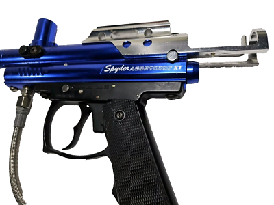Blue Spyder Aggressor XT Paintball Gun With Barrel New Orings Free