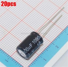20Pcs 1000Uf 10V 105°C 8X12MM Electrolytic C...
