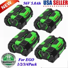 1-4Pack 56V 5.0Ah Battery For Genuine EGO BA2800 BA4200 BA1400 56V CS1804 CS1403