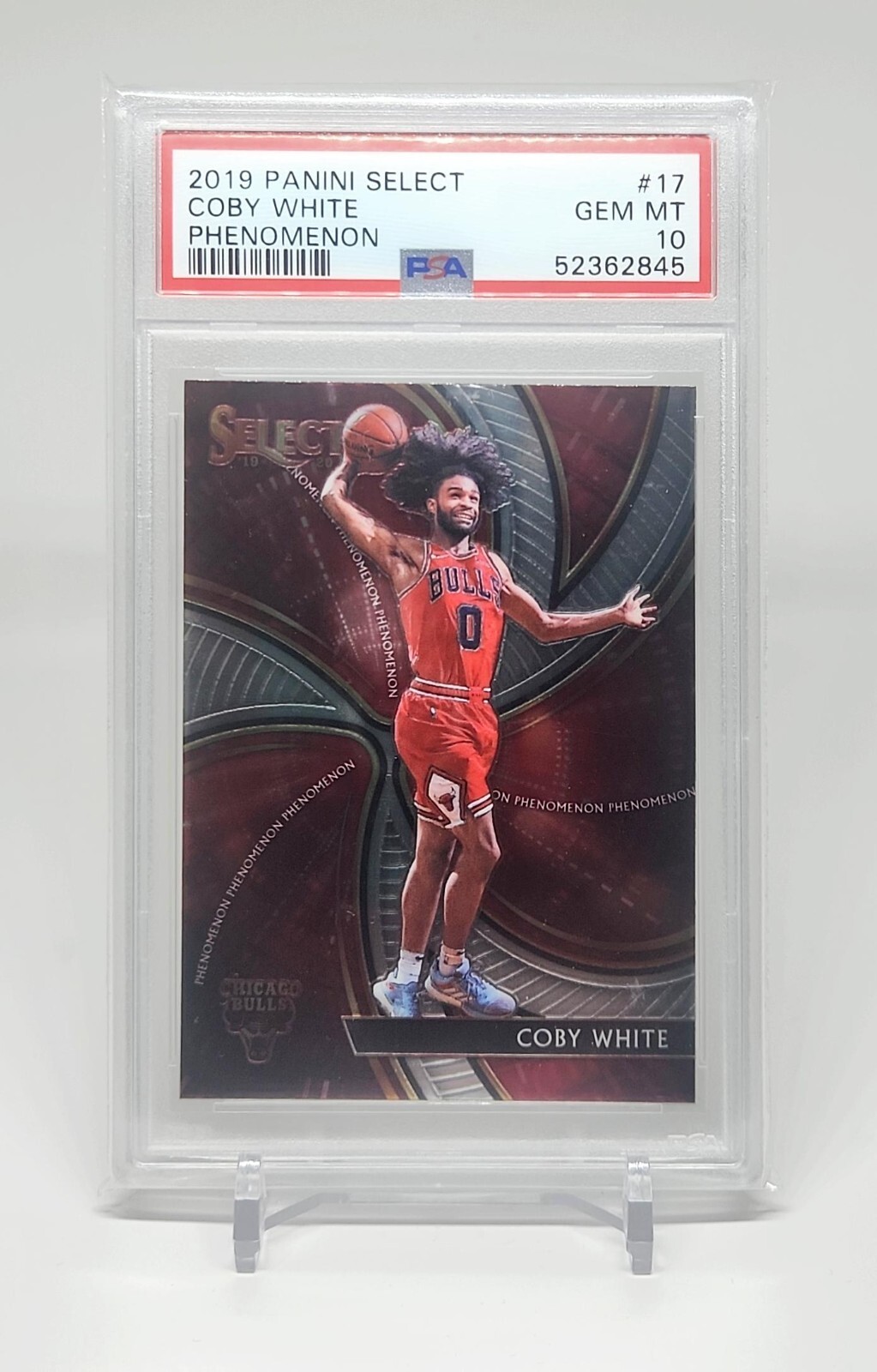 COBY WHITE 2019-20 PANINI SELECT PHENOMENON ROOKIE RC PSA 10 GEM Bulls 📈