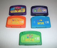 LEAPFROG assorted GAME LOT 4 - 5 EDUCATIONAL PHONICS NATURE SCHOOL CARTRIDGES