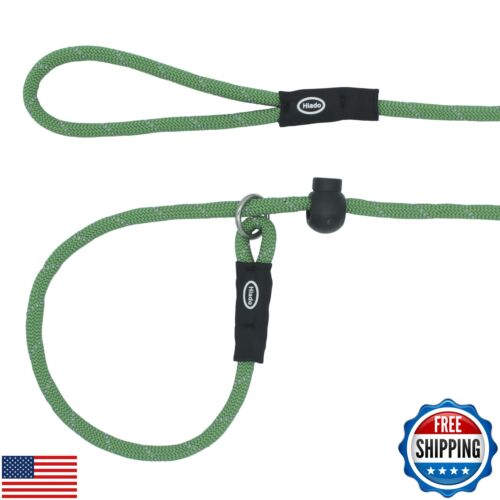Hiado Slip Lead Dog Leash Reflective with Stopper Loop Rope Training No Pull - Picture 3 of 5