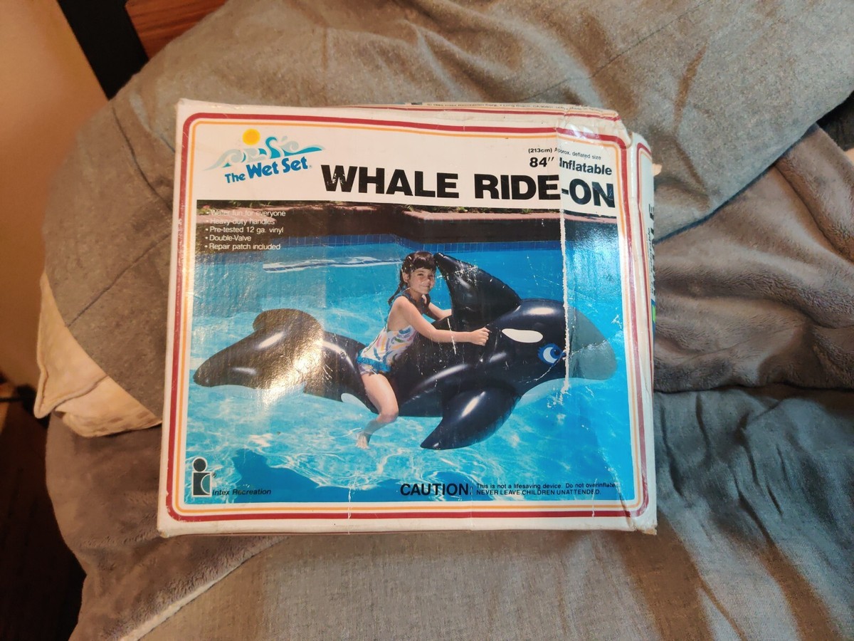 Radeau Gonflable Giraffe Vintage Intex The Wet Set 1986 - Neuf D'origine - Taille 108 X 40