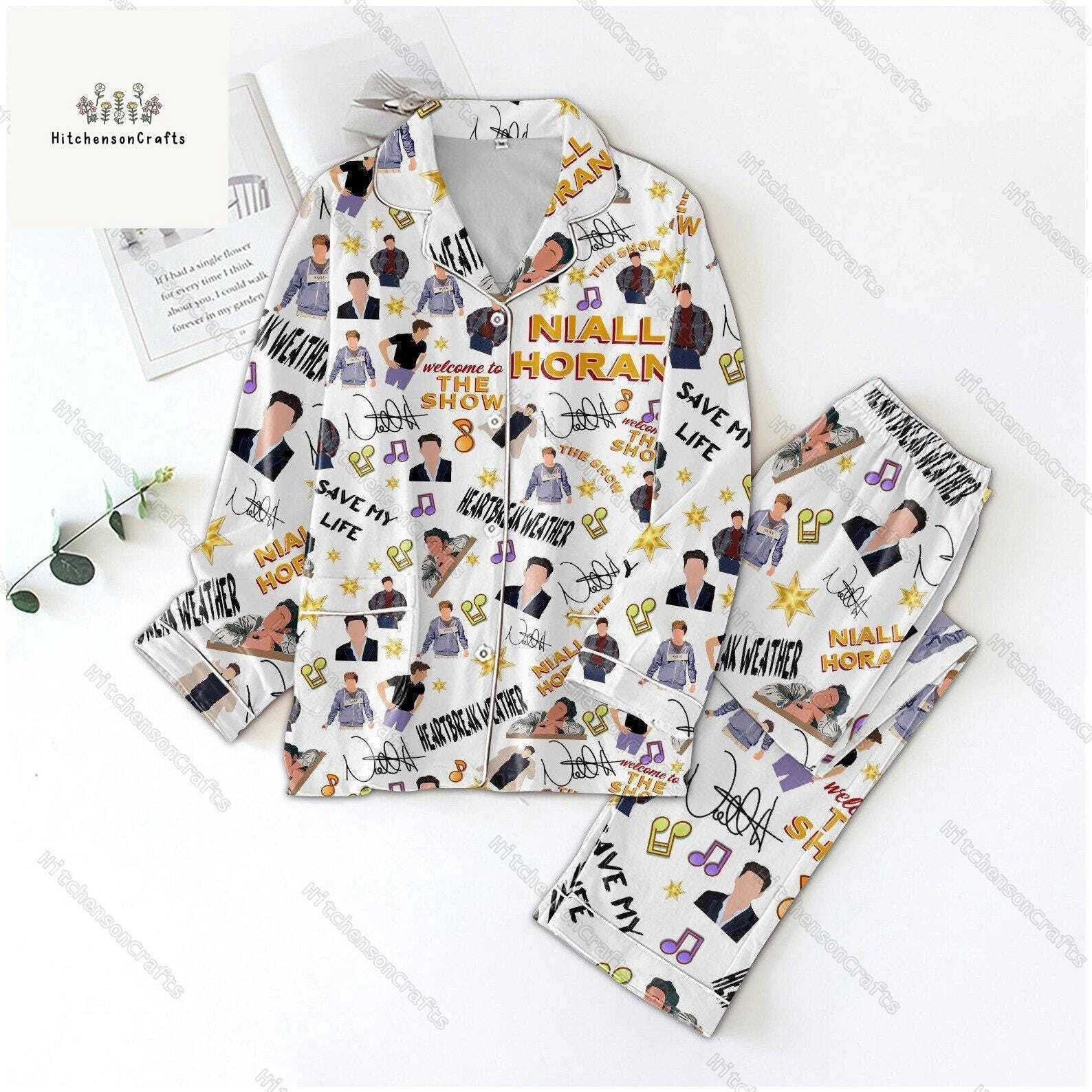 Niall Horan Pajamas Set, Niall Horan Concert Holiday Pajamas, Niall Horan Tour