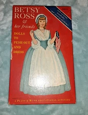 Vtg 1960's Paper Dolls-Betsy Ross &Her Friends-U.S. Historical Dolls With Box