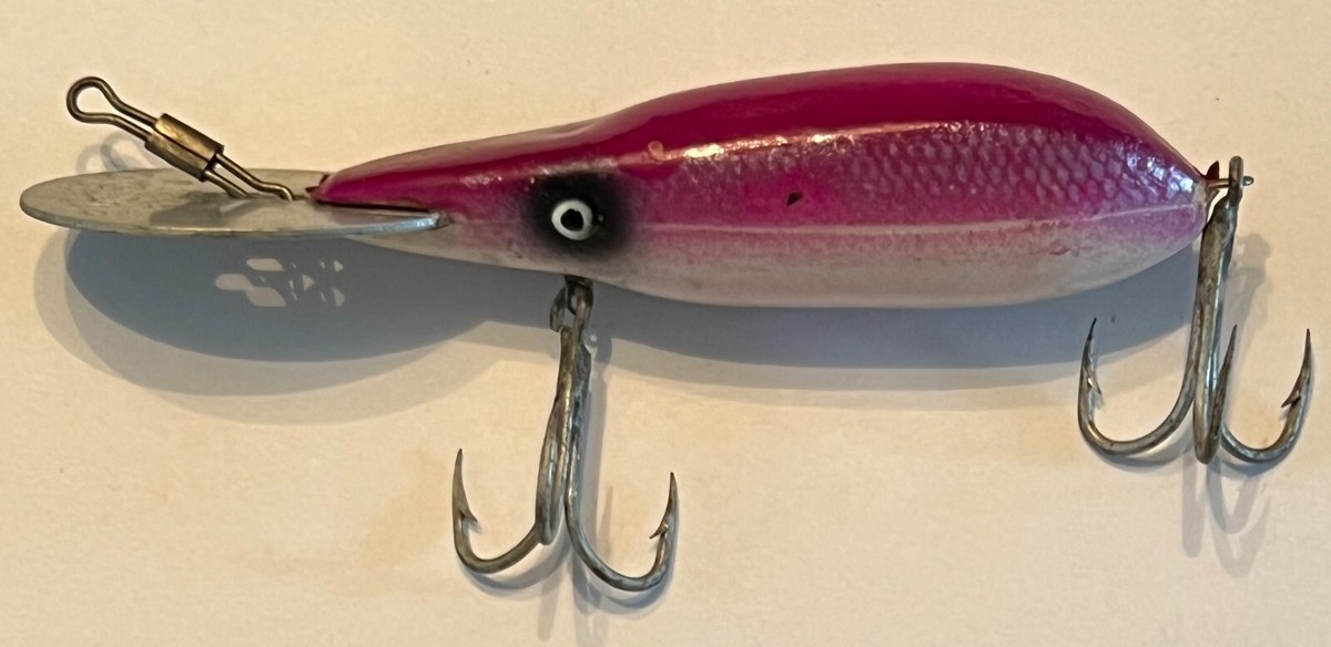 Leurre De Pêche Vintage Burke 2015 – Big Dig, Caoutchouc, Pour Brochet Et Perche