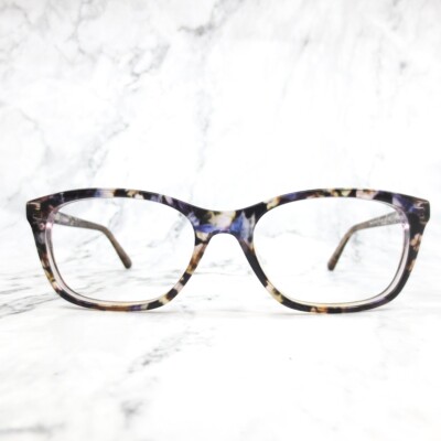 Bebe Eyeglasses Frames BB5145 500 PLUM FLORAL Blue Purple  display picture 1