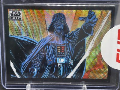 2022 Star Wars Chrome Galaxy VINTAGE VADER Prism Refractor /99 P1 Darth Vader