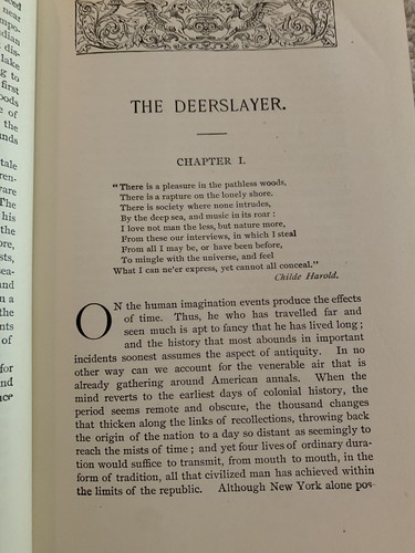 c1895 The Deer Slayer or the First War Path, J.F. Cooper, Mohwak Edition - Picture 6 of 9