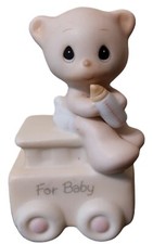 Vtg Precious Moments "May Your Birthday Be Warm" Figure 1985 Samuel J Buthcer 3"