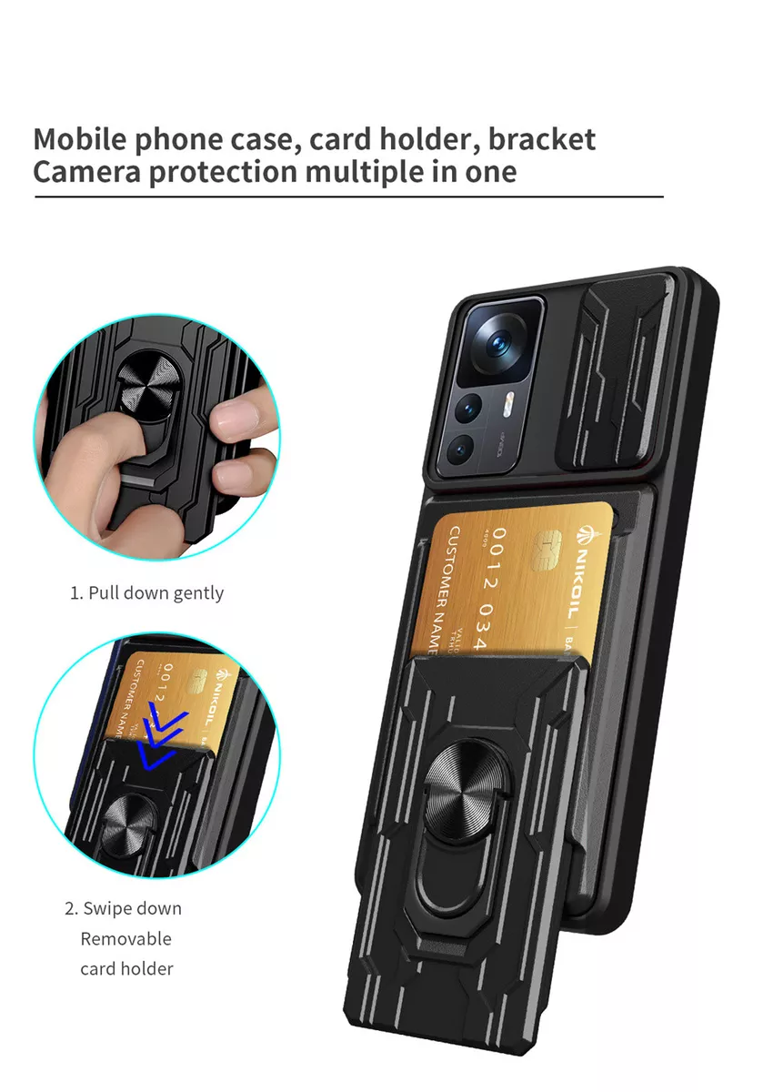 Compatible with Xiaomi 12S Ultra 5G Case,Built-in Magnetic Car Kickstand  Shockproof Case Compatible with Xiaomi 12S Ultra 5G Case 2 in 1 Protective