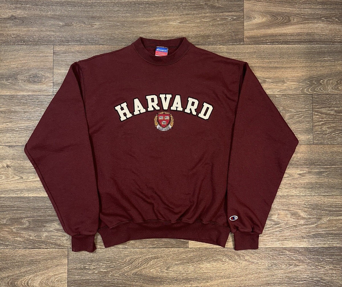 Vintage 90s Harvard University Champion Crewneck Warm Up 