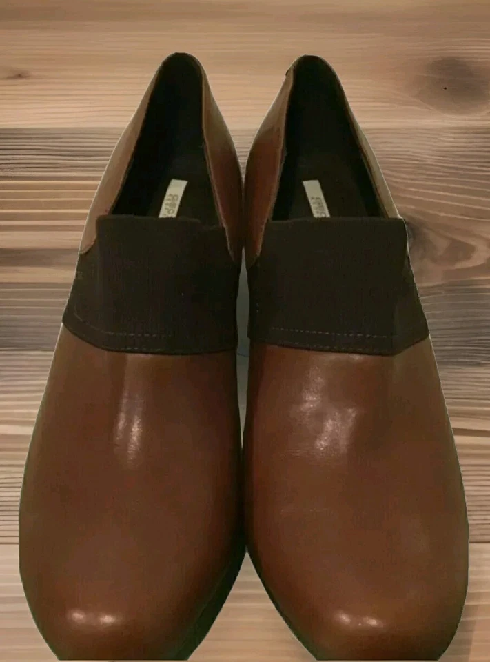 Mujer Geox Respira Cuero Sin Cordones Tacón Botines Pantalón Botas Talla 40 EE. UU. 10 Foto 4 de 4