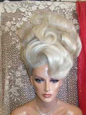 VEGAS GIRL AWESOME DRAG QUEEN HOT UPDO FRENCH TWIST SHOWSTOPPER WIGS ARE US