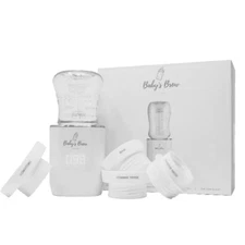 Baby's Brew Baby Shower Sets Portable Bottle Warmer + 4 Adapters, Open box