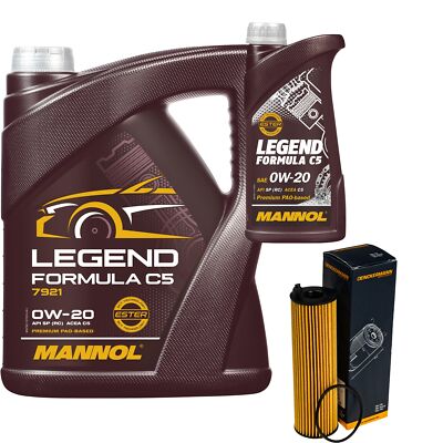 DENCKERMANN Ölfilter MANNOL 0W-20 Legend Formula C5 6L für Mercedes E-Klasse