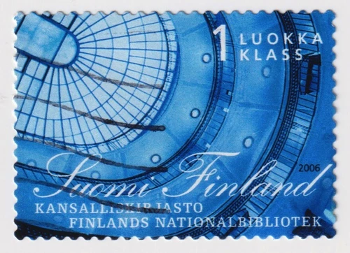2006 Finland - National Library of Finland - 1 LK/KL Self-Adhesive Stamp