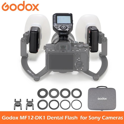 Godox MF-DD Softbox Diffusore Per Flash Dentale MF12-DK1 – Per Macro Fotografia, Bianco