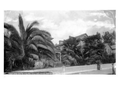 Judge Widneys Residence On Hill Street Between Fifth Street And F - Old Photo
