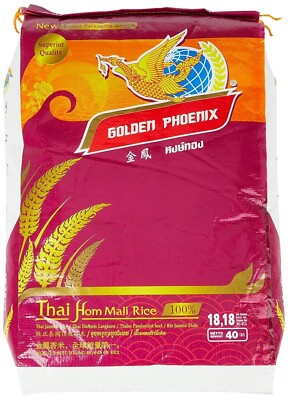 Golden Phoenix Thai Hom Mali Jasmine Rice 20kg