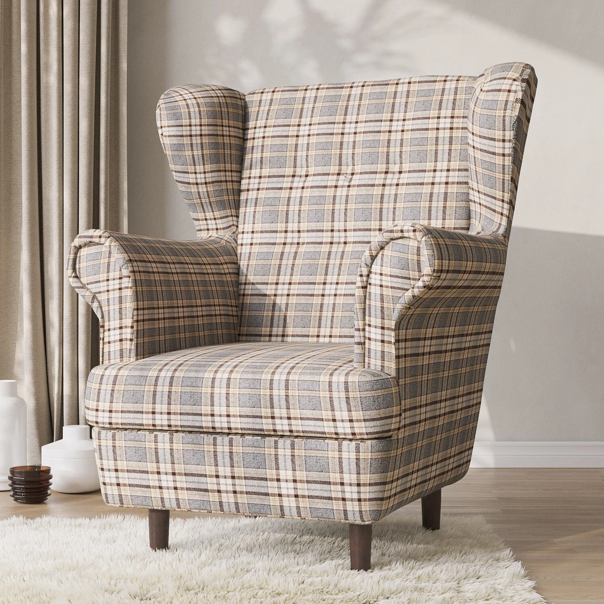 Next grey deals check armchair