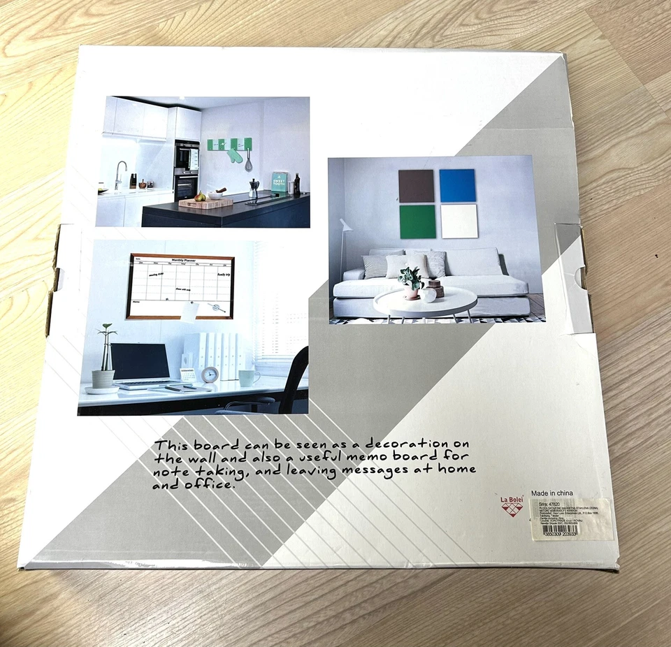 Magnetic Tempered Glass Writing Board Fish 40 X 40 cm Print Wall Art Decorative - Image 2 of 4