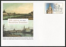Sonderumschlag USo 240 - 300 Jahre Baubl&uuml;te Dresden - 55 Cent - postfrisch