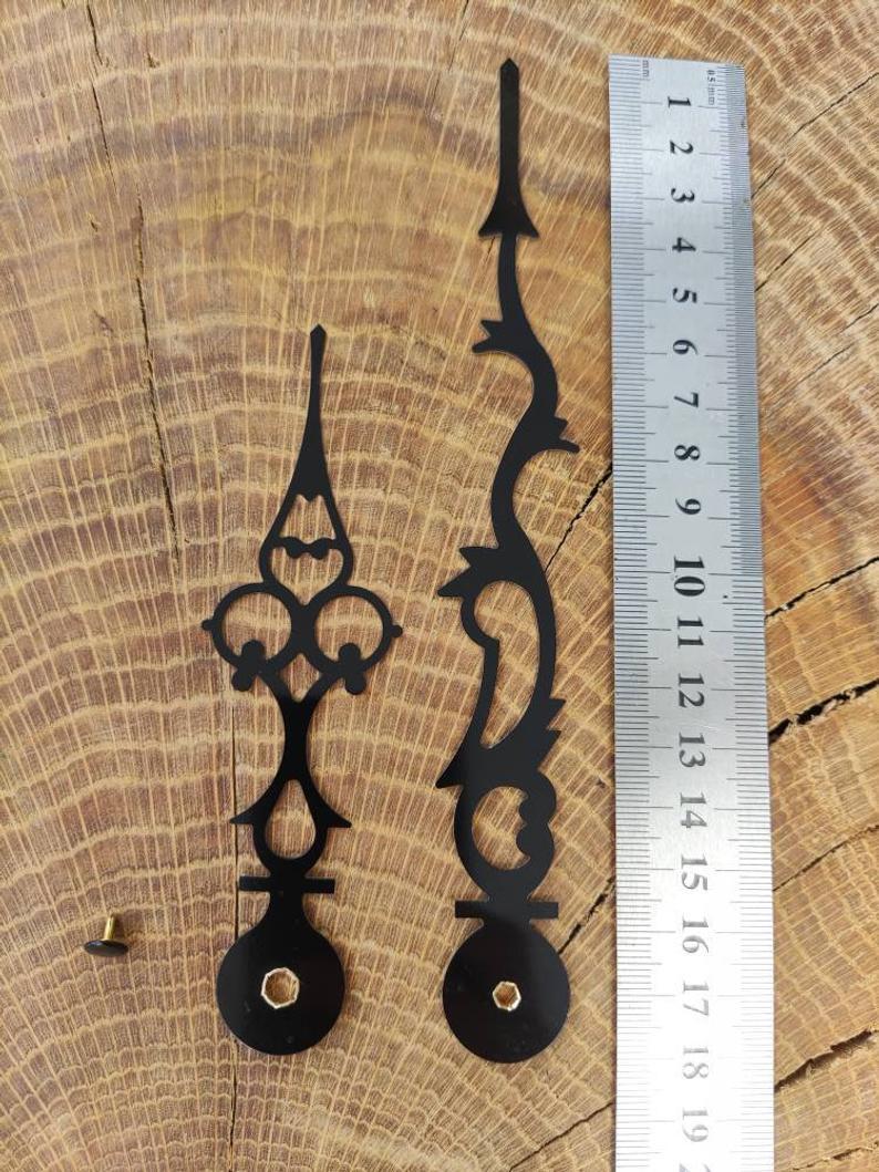 Quality Silent Quartz DIY clock mechanism movement Kit LARGE Hands Wall clock