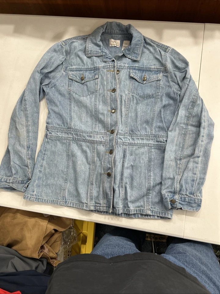 Emma James Women’s Denim Jacket 10 Blue - Image 2 of 4