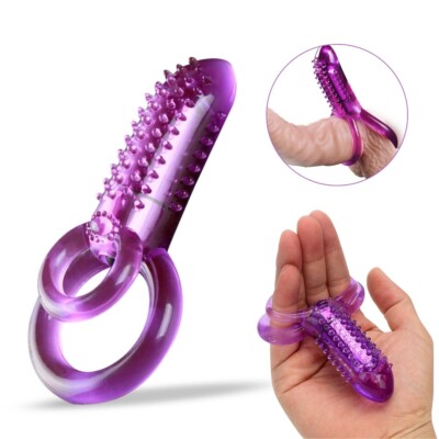 10 Speed Waterproof Vibrating Penis Cock Ring Enhancer Sex-toys for Men  Couples | eBay