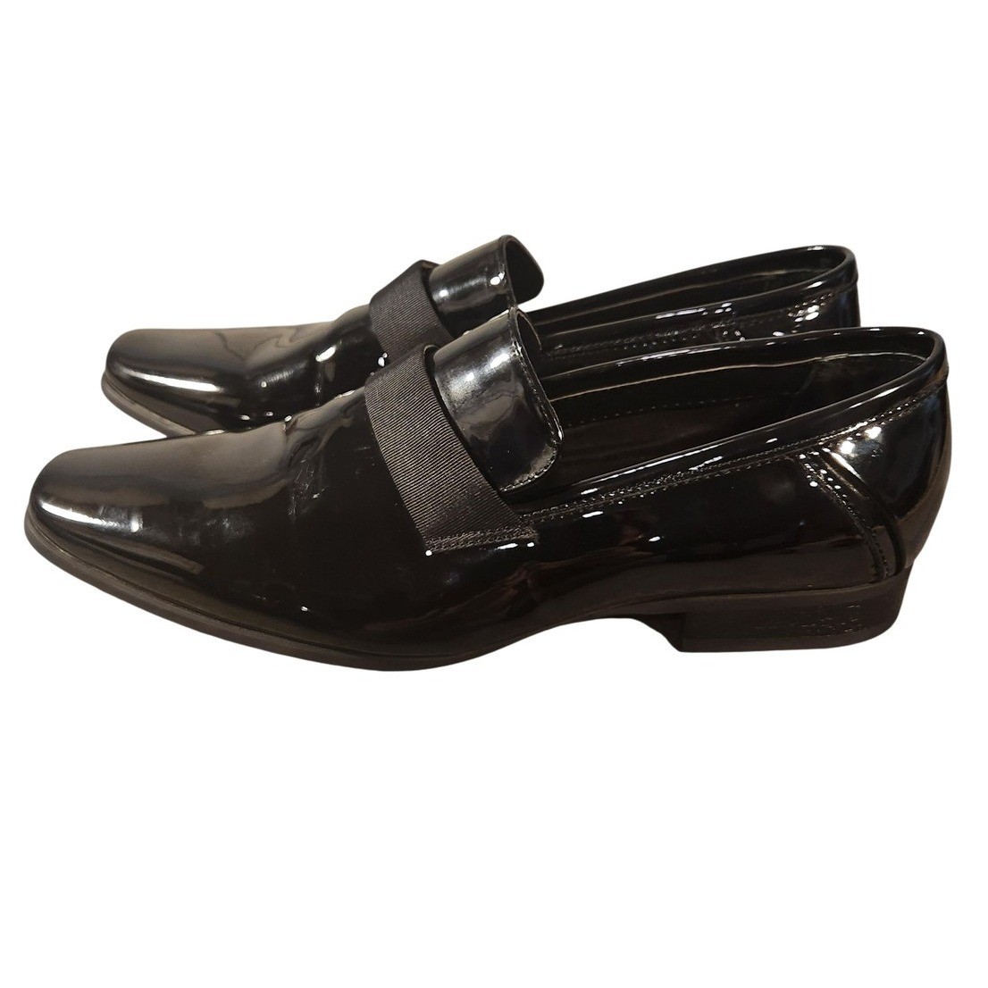 Calvin Klein Shoes Mens Size 10 Black Patent Leather Monk  display picture 1