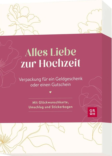 Alles Liebe Zur Hochzeit | Groh Verlag | Deutsch | Box | Schachtel | 3 S. | 2023-image