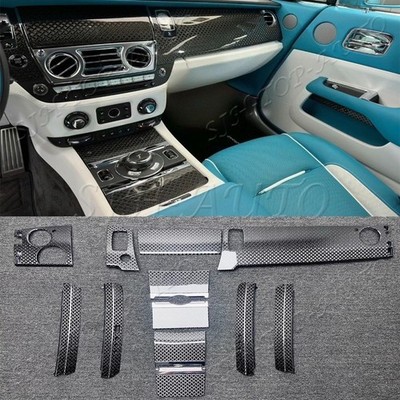 Dry Carbon Fiber Interior Trim Kit For Rolls-Royce Wraith 2014-2021 Replacement