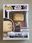 FUNKO POP STAR WARS POWER OF THE GALAXY REY #577 AMAZON EXCLUSIVE FIGURE NEW