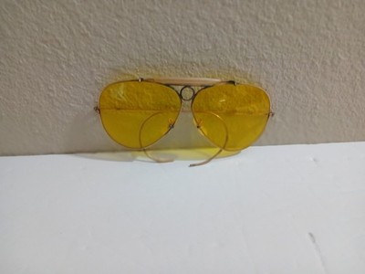 Vintage B&L Ray-Ban 12K GF Kalichrome Shooter Sunglasses 1950-60s