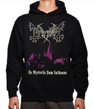 Mayhem de Mysteriis Dom Sathanas Black METAL Band HOODIES BLACK MEN's SIZES