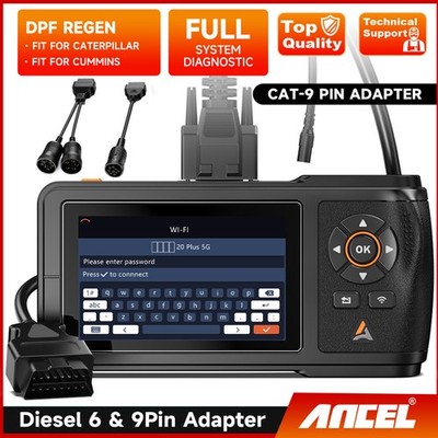 ANCEL HD430 Diesel Heavy Duty Truck OBD Scanner for Cummins 8 Caterpillar Engine
