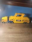 Vintage 1986 Hot Wheels Semi Truck Trailer Transporter Car Hauler Carrying Case