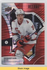 2021-22 Upper Deck Allure Red Rainbow Sebastian Aho #11 READ 01ks