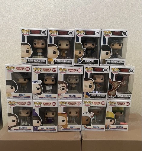 Stranger Things Funko Pop Lot Season 3, 2, 1