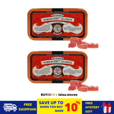 2 x 50g Hudson's Eumenthol Jujubes Classic zur Erfrischung von Mund und Atem