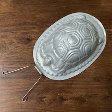 Vintage Jelly Mould Tortoise / Turtle. Swan Brand. Aluminium
