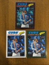 Carson Kelly 2026 Topps Heritage SP #326 Burgundy Sparkle Lot Chicago Cubs (3)